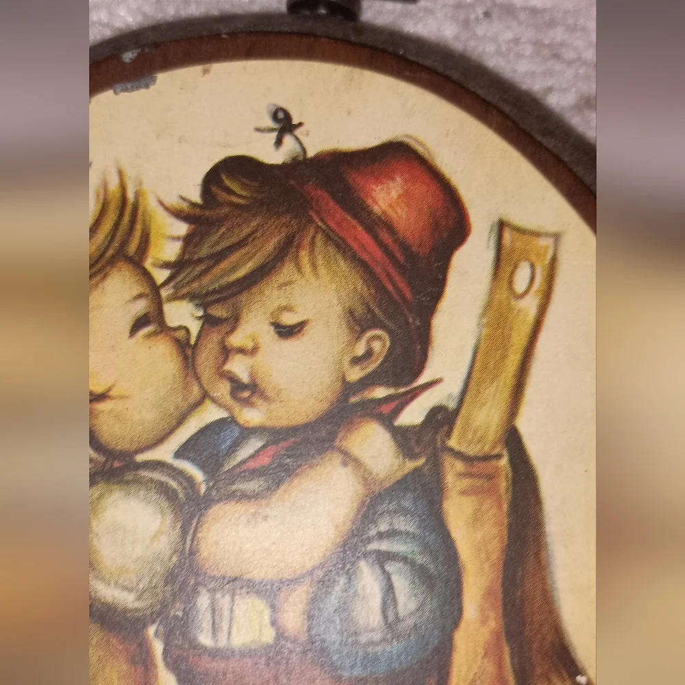 Vintage Hummel Wall Plaque with Children
